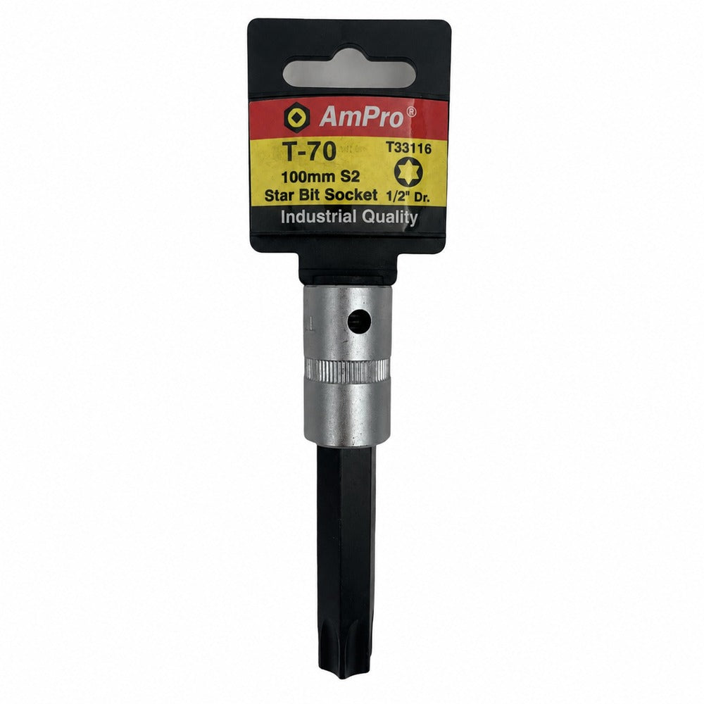 Copa torx larga cuadrante 1/2" Ampro