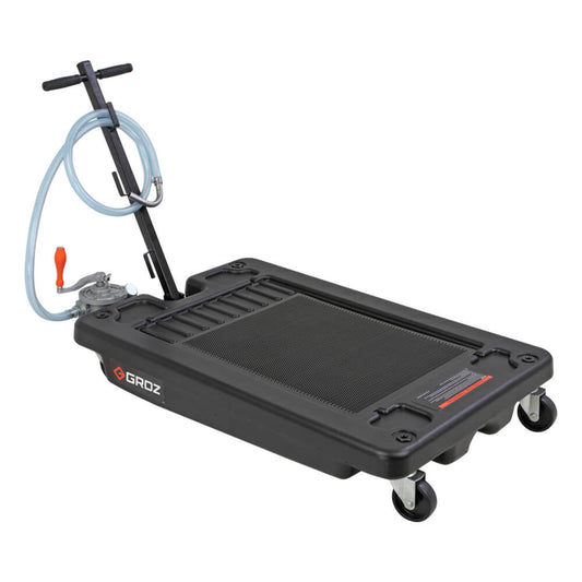 Carro para drenaje de aceite con bomba rotativa m capacidad 65 litros TD/17P Groz