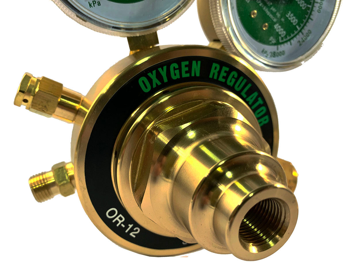 Regulador para oxigeno presion entrada 4.000psi- or-12 MG Gasbar kimpin