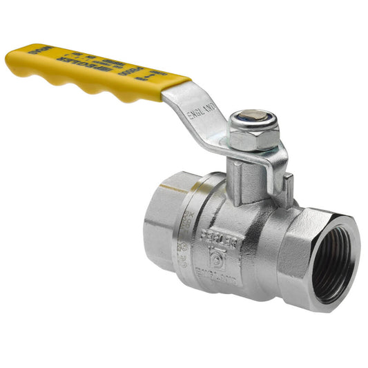 Valvula para gas pesada PB500 1/2 mango amarillo 242123 Pegler