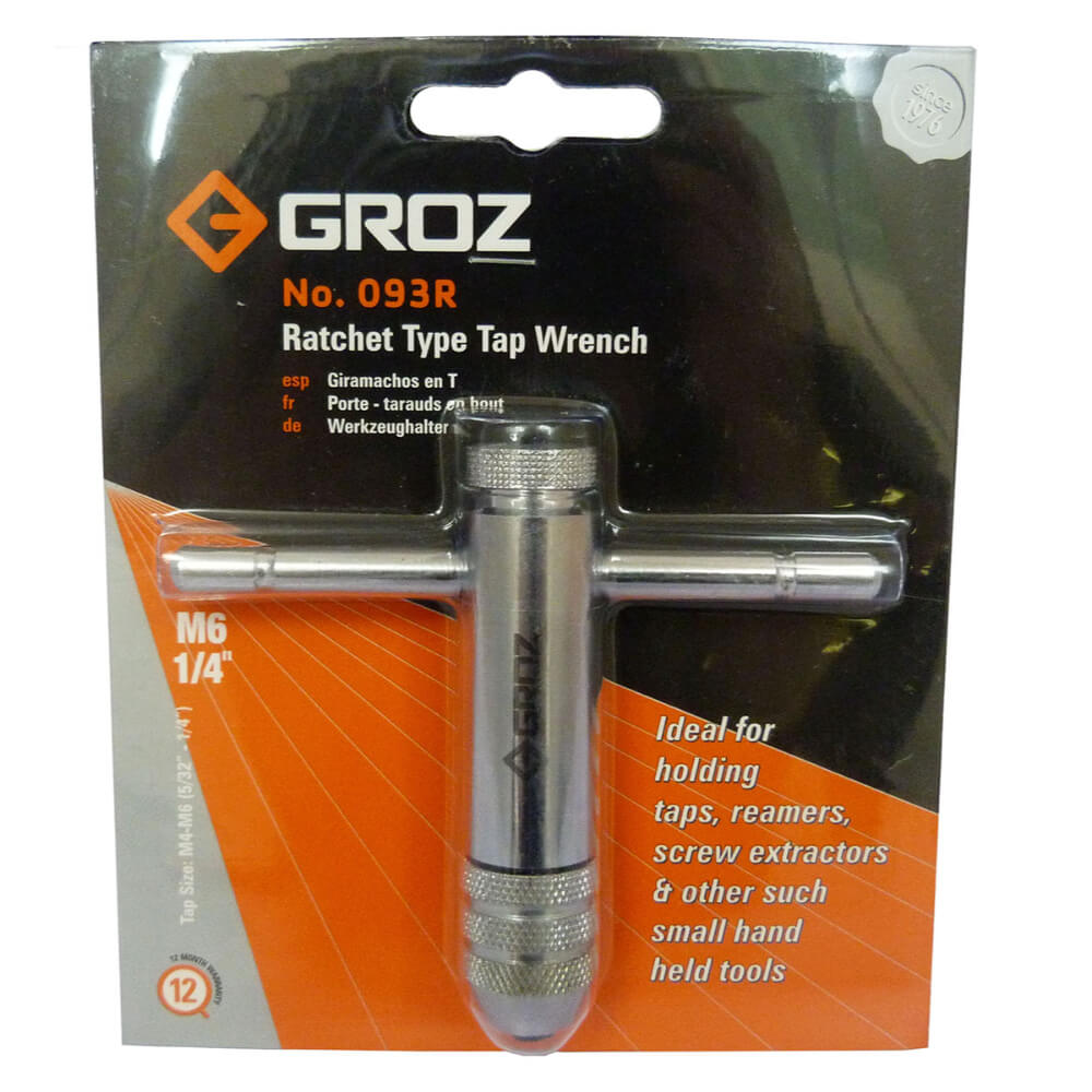 Volvedor tipo mandril con ratchet Groz
