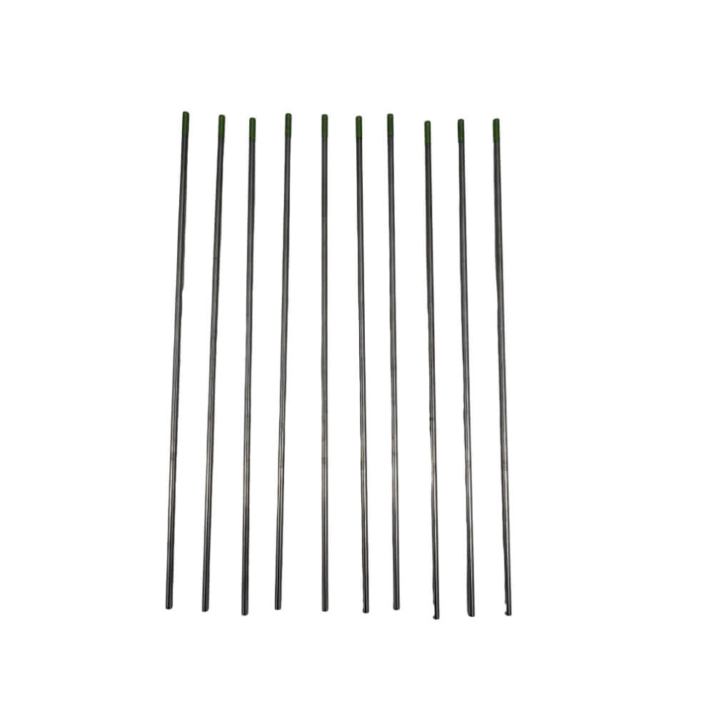 Electrodo de tugsteno verde 175mm x 10 unidades WP MG Gasbar Kimpin