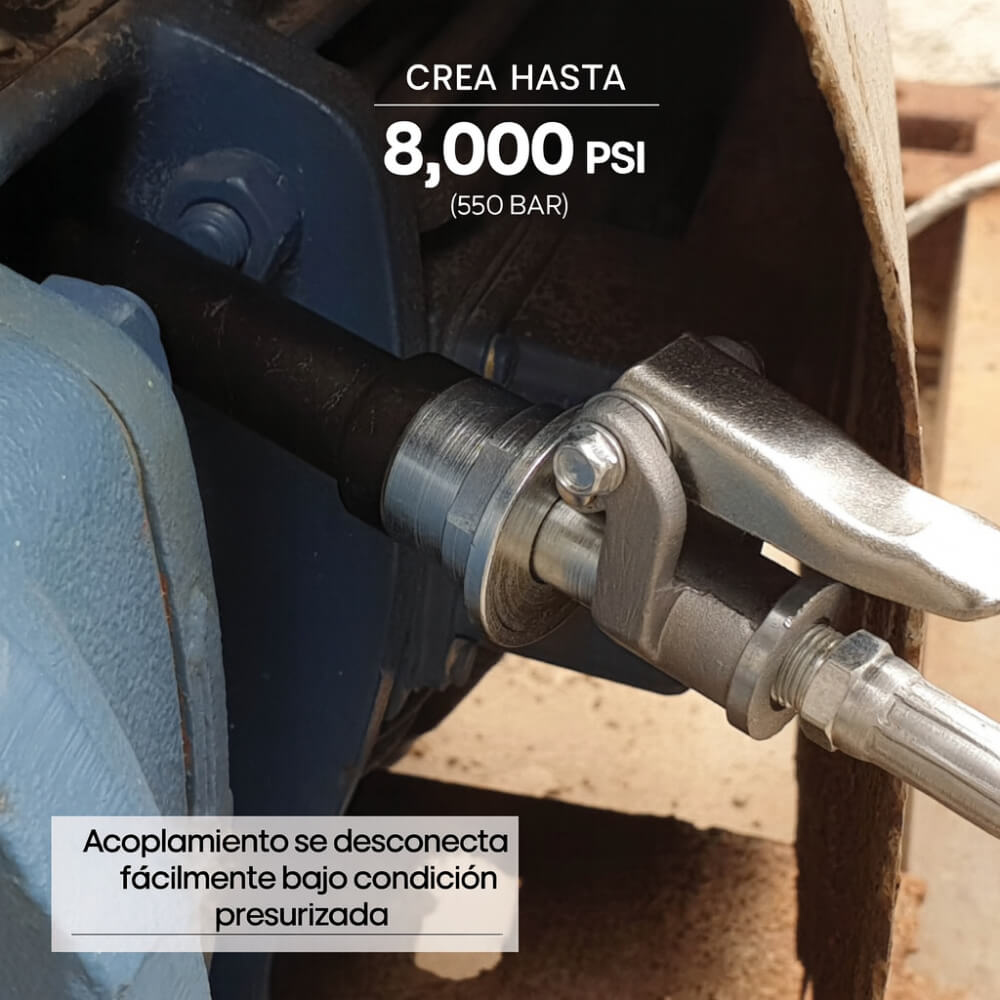 Boquilla con gatillo para engrasadora extra larga 80 mm HC/21L/N Groz