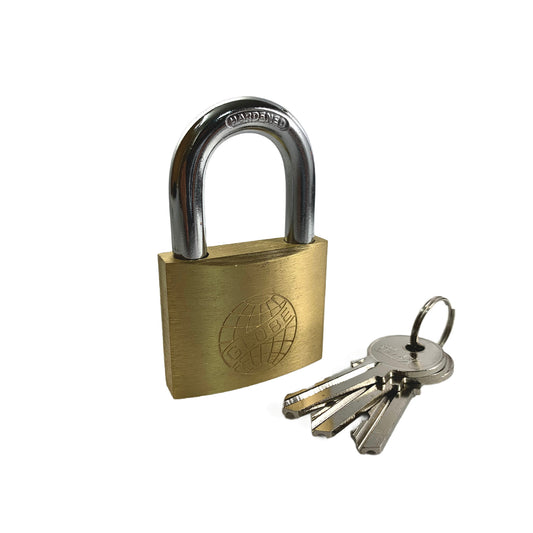 Candado amarillo tipo italiano Globe