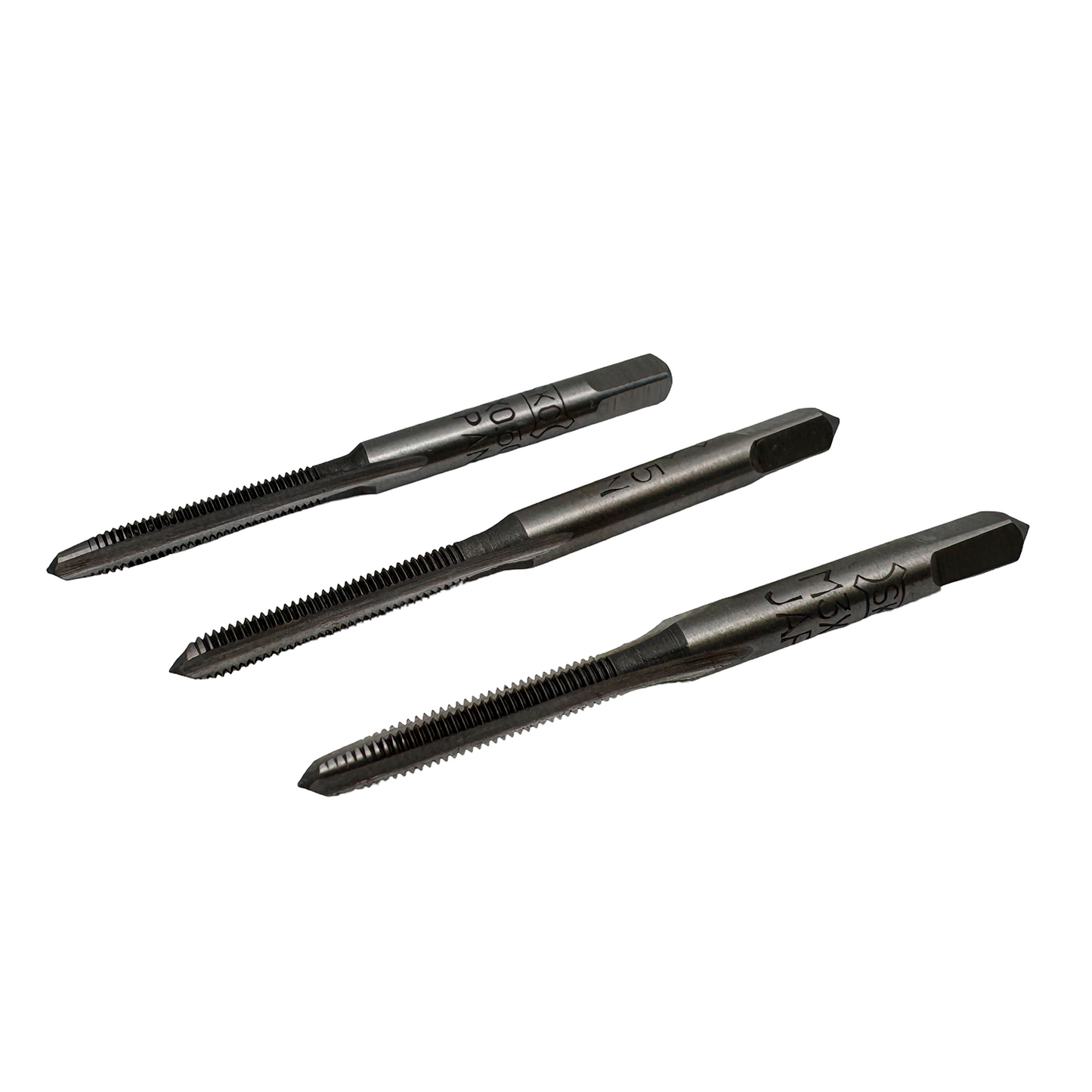 Juego de machuelos 3 piezas milimetrico  acero carbon  801 SKC