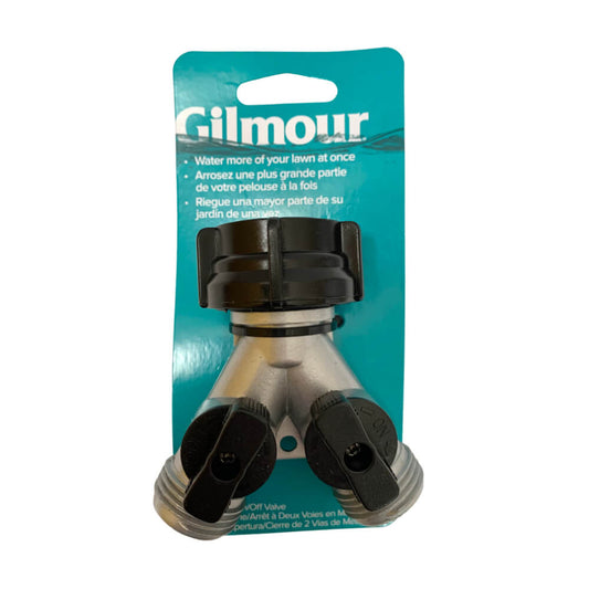 Conector en Y metalico eje bronce 15L Gilmour