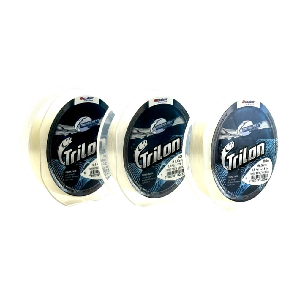 Nailon Trilon tournament blanco carrete 300 metros Araty