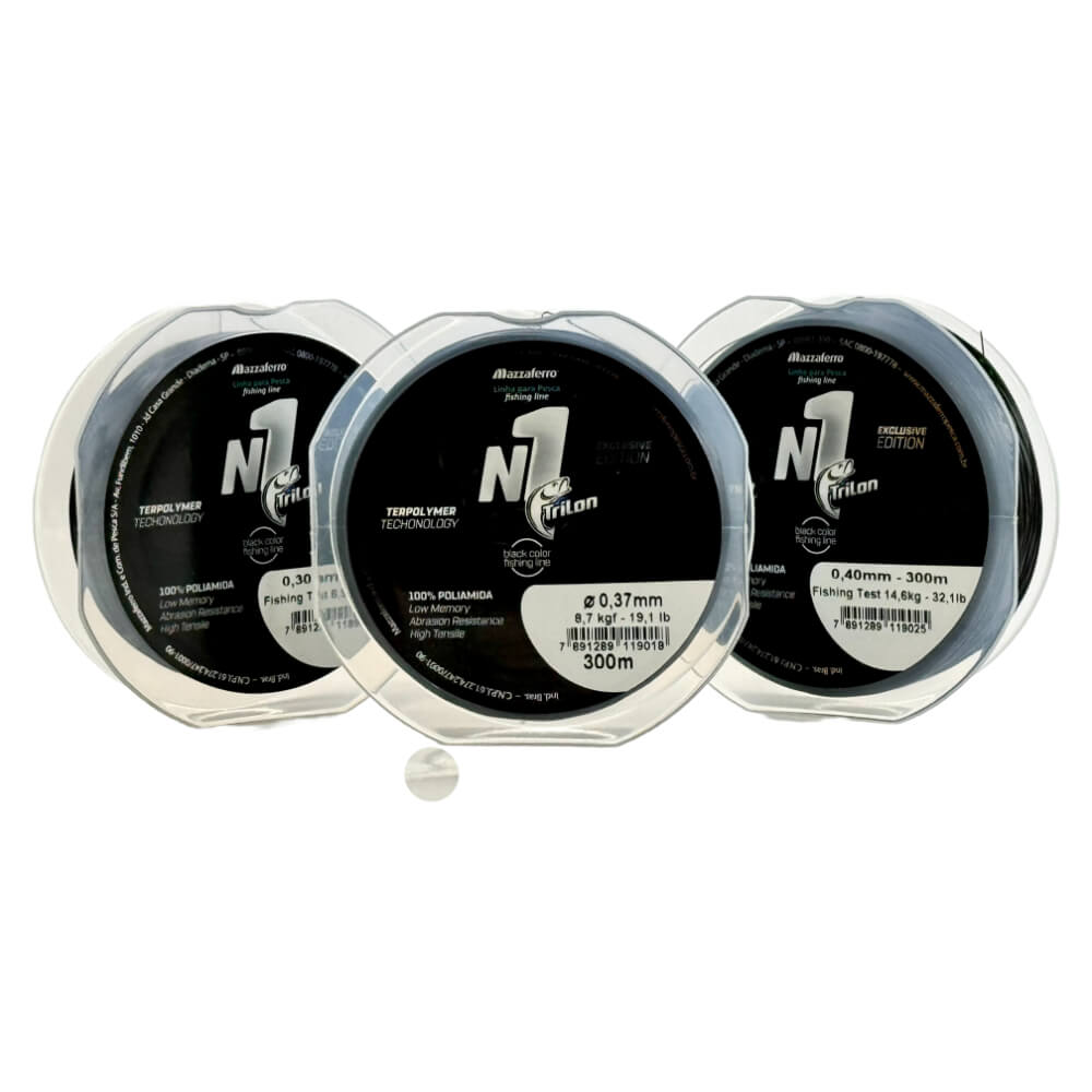 Trilon numero uno negro 300 metros termopolimero Araty