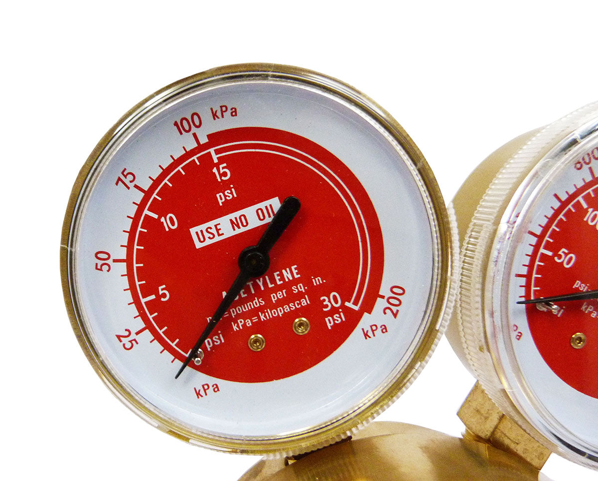 Regulador para acetileno presion entrada 400 psi- ar-12 MG Gasbar kimpin