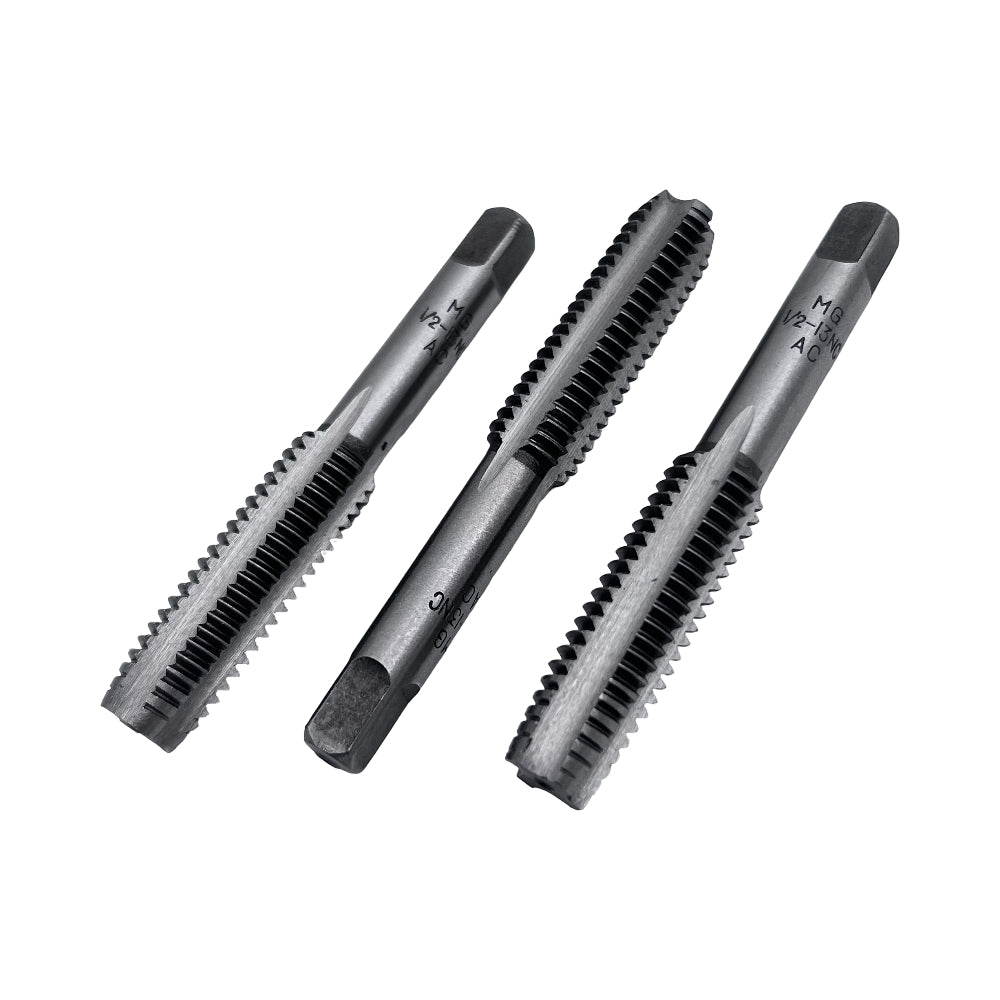 Juego de machuelos 3 piezas acero carbon NC MG Demax