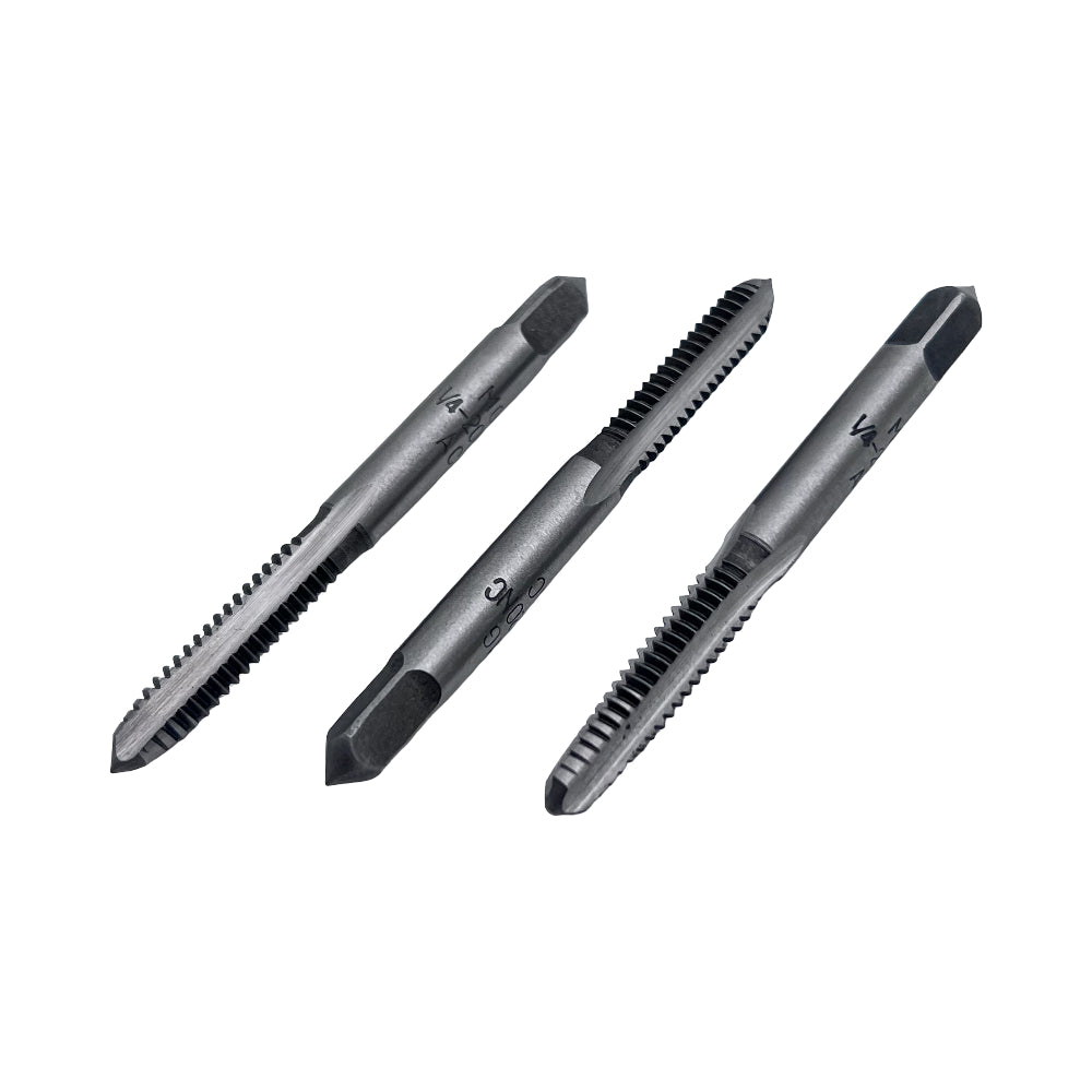 Juego de machuelos 3 piezas acero carbon NC MG Demax