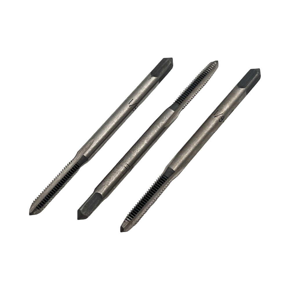 Juego de machuelos 3 piezas acero carbon NF MG Demax