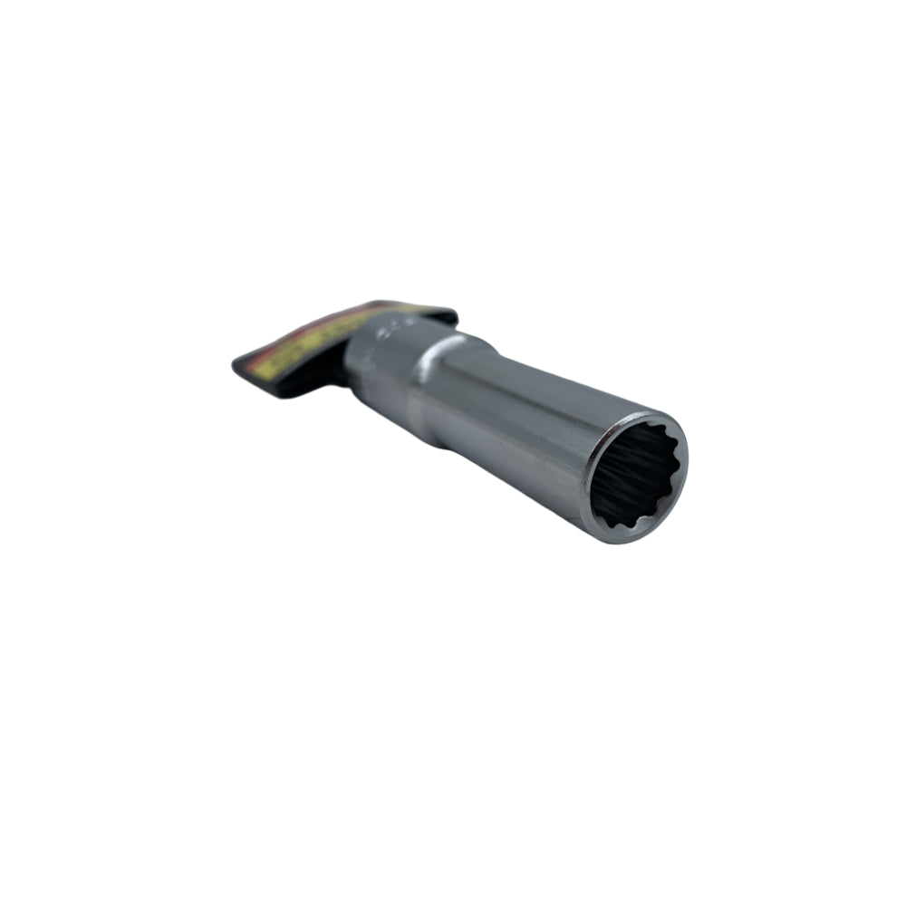 Copa milimetrica larga acero cromo vanadio cuadrante 1/2" x 12 puntos Ampro