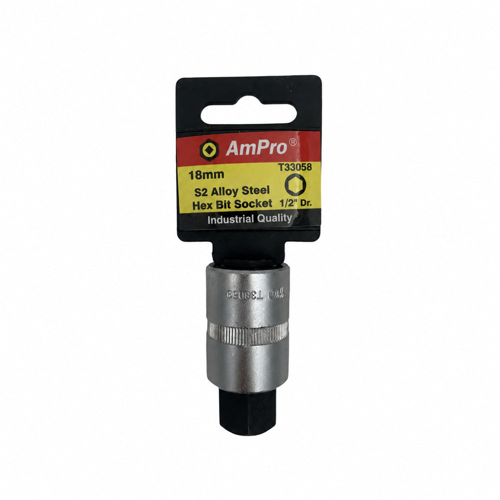 Copa hexagonal punta corta cuadrante 1/2" Ampro