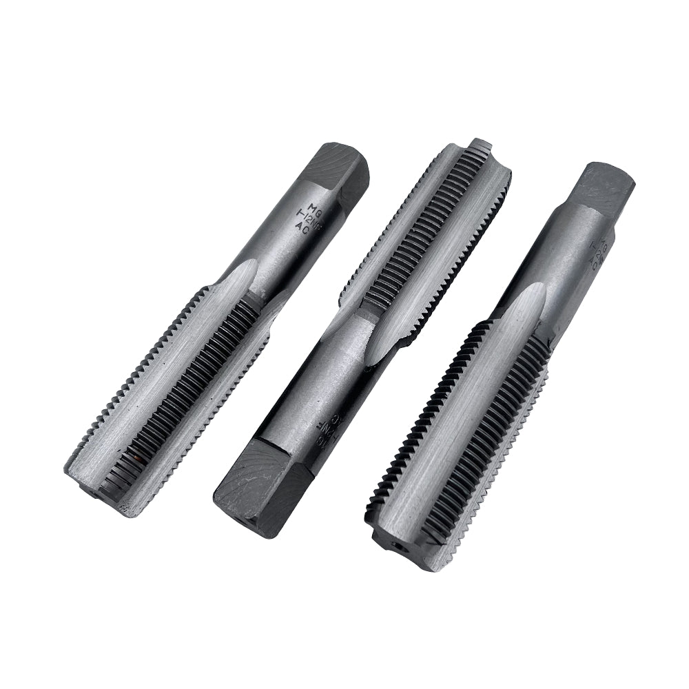 Juego de machuelos 3 piezas acero carbon NF MG Demax