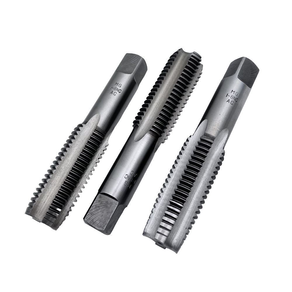 Juego de machuelos 3 piezas acero carbon NC MG Demax