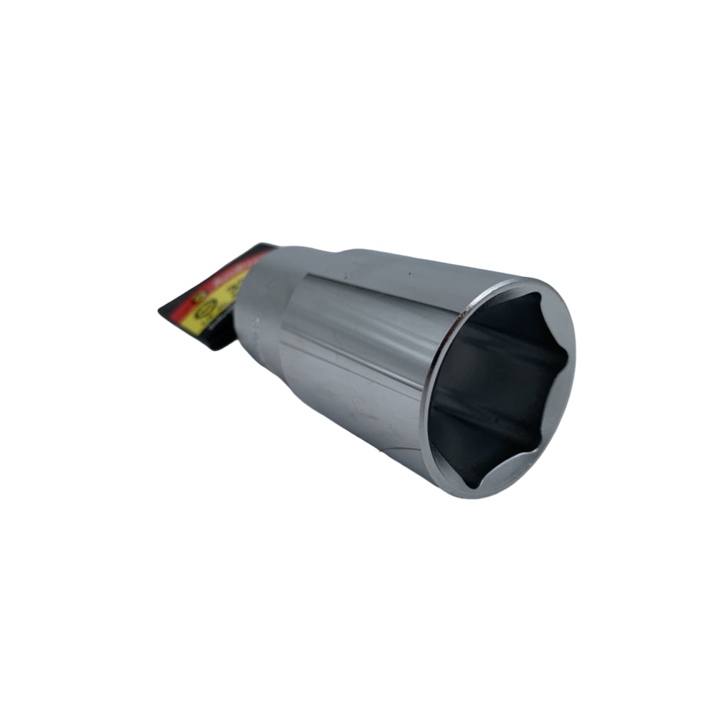 Copa milimetrica larga acero cromo vanadio cuadrante 1/2" x 6 puntos Ampro