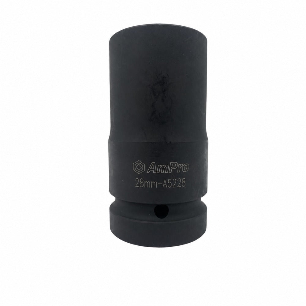 Copa de impacto larga milimetrica cuadrante 1" x 6 puntos Ampro