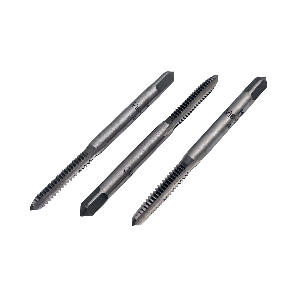 Juego de machuelos 3 piezas acero carbon NC MG Demax