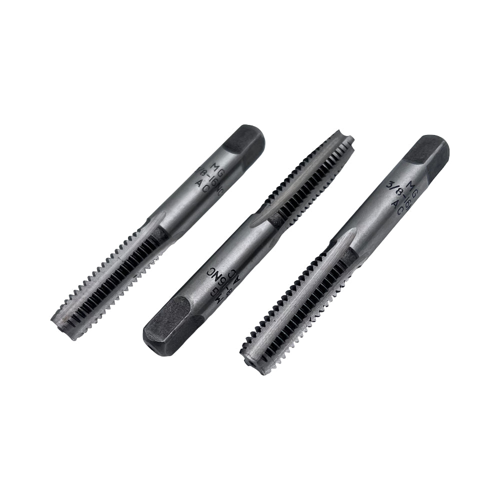 Juego de machuelos 3 piezas acero carbon NC MG Demax