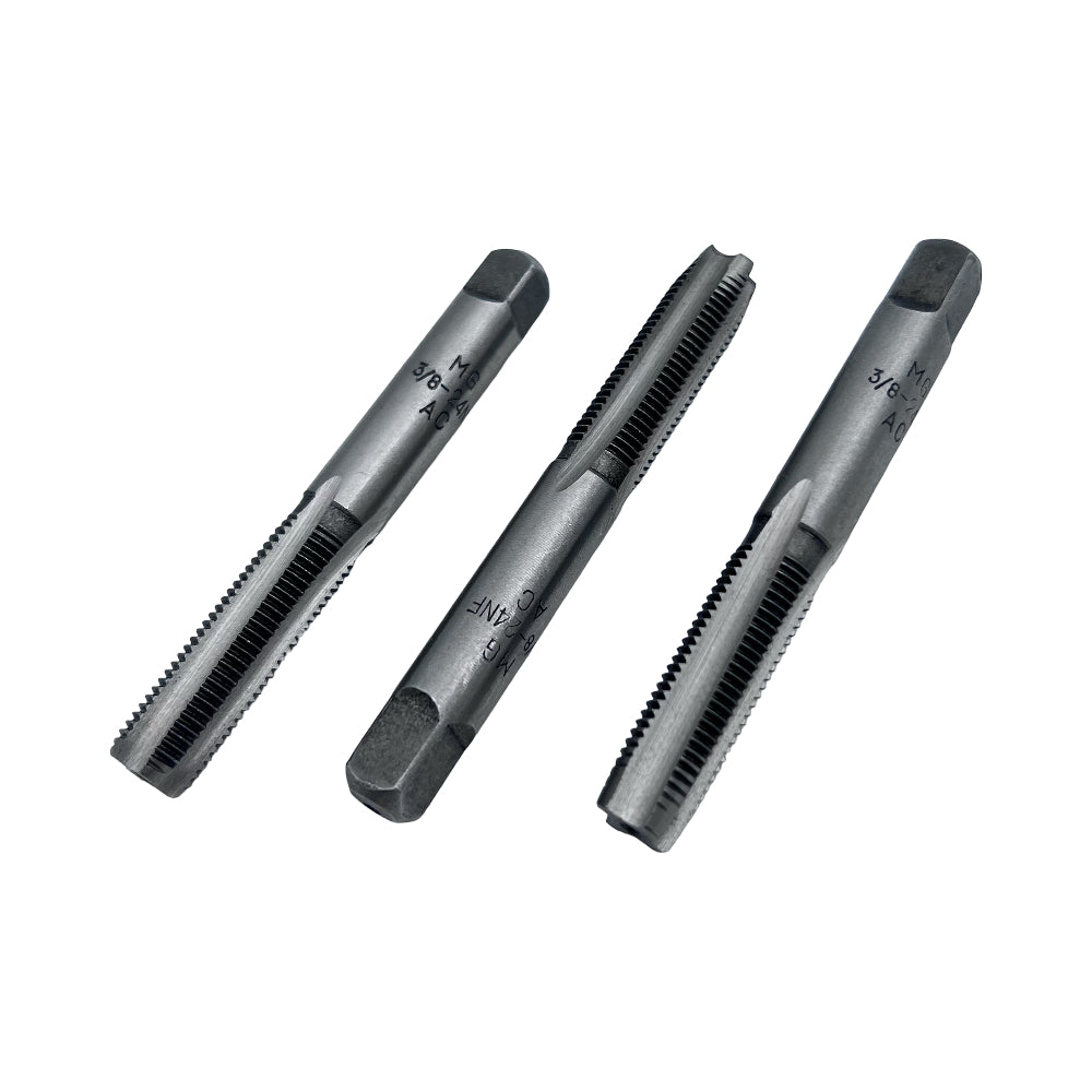 Juego de machuelos 3 piezas acero carbon NF MG Demax
