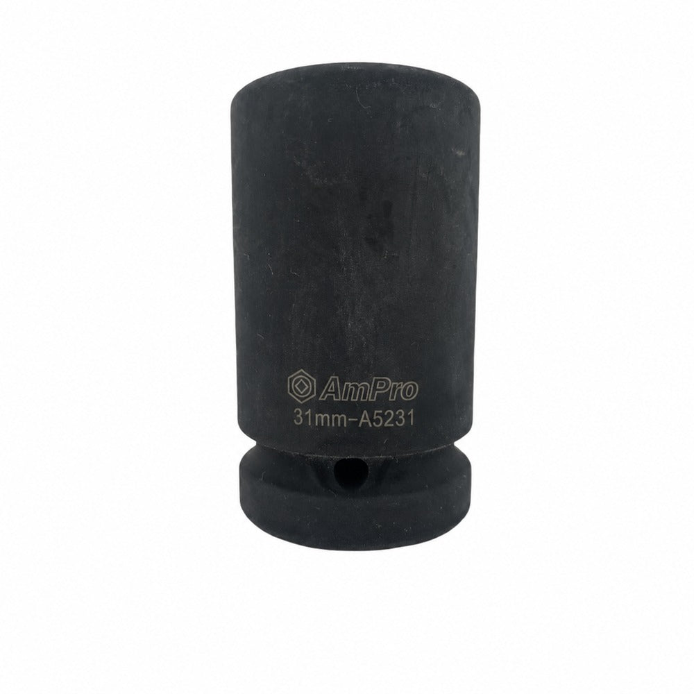 Copa de impacto larga milimetrica cuadrante 1" x 6 puntos Ampro