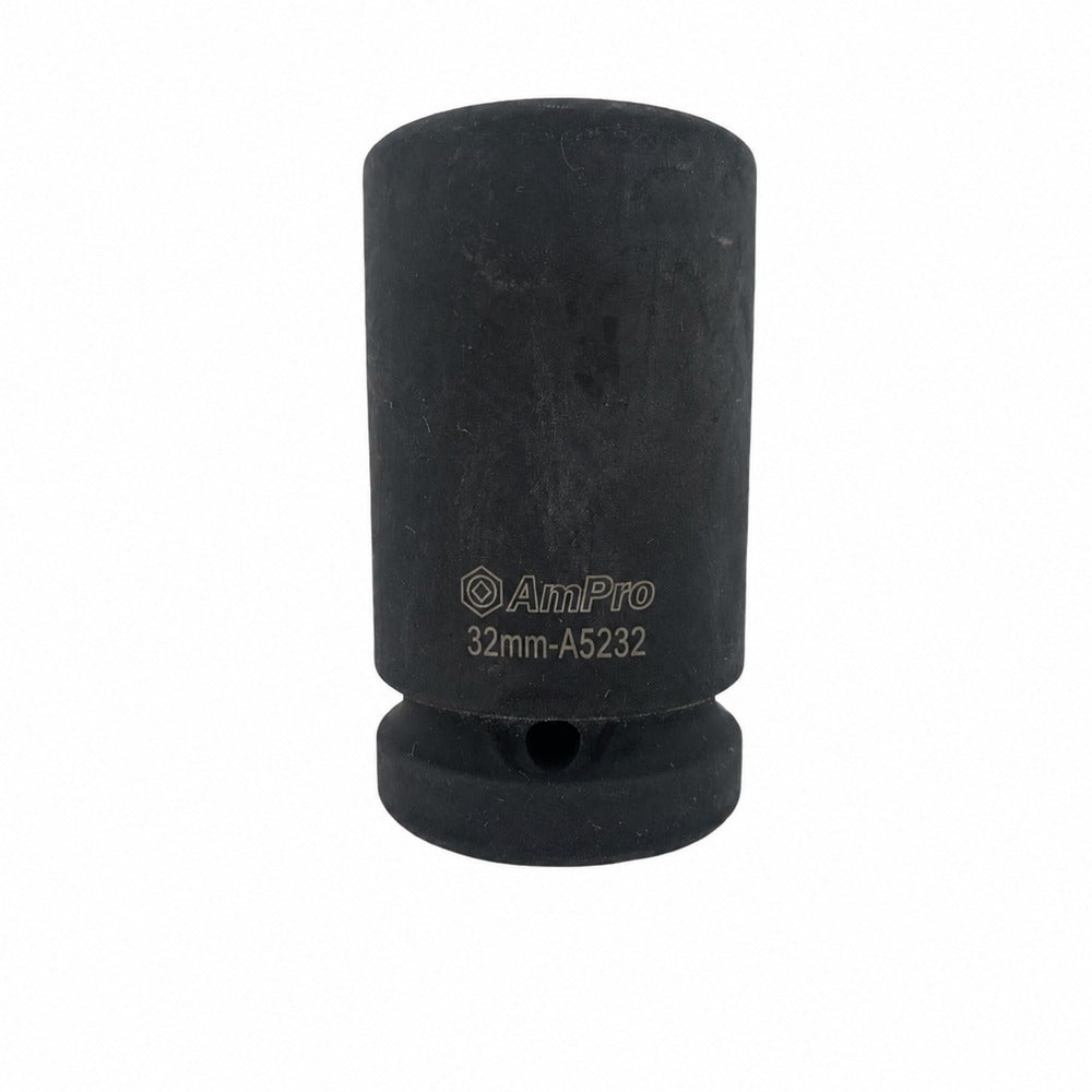 Copa de impacto larga milimetrica cuadrante 1" x 6 puntos Ampro
