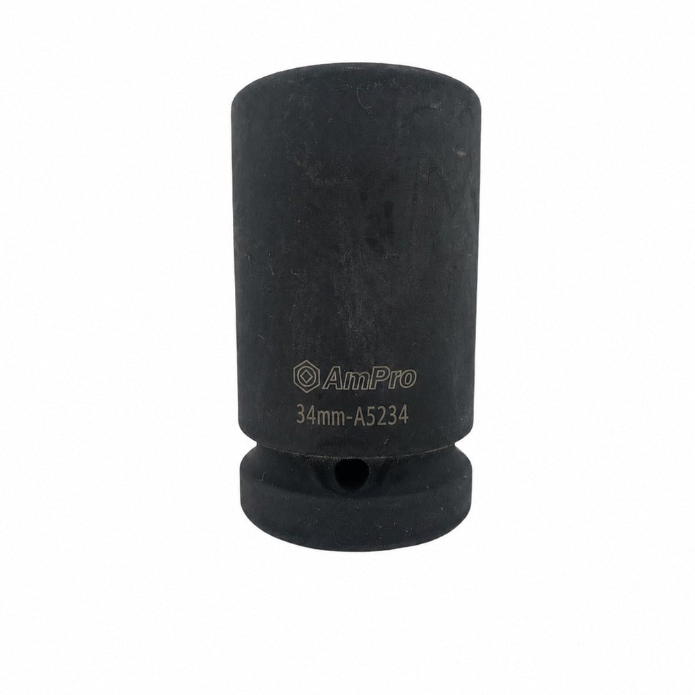 Copa de impacto larga milimetrica cuadrante 1" x 6 puntos Ampro