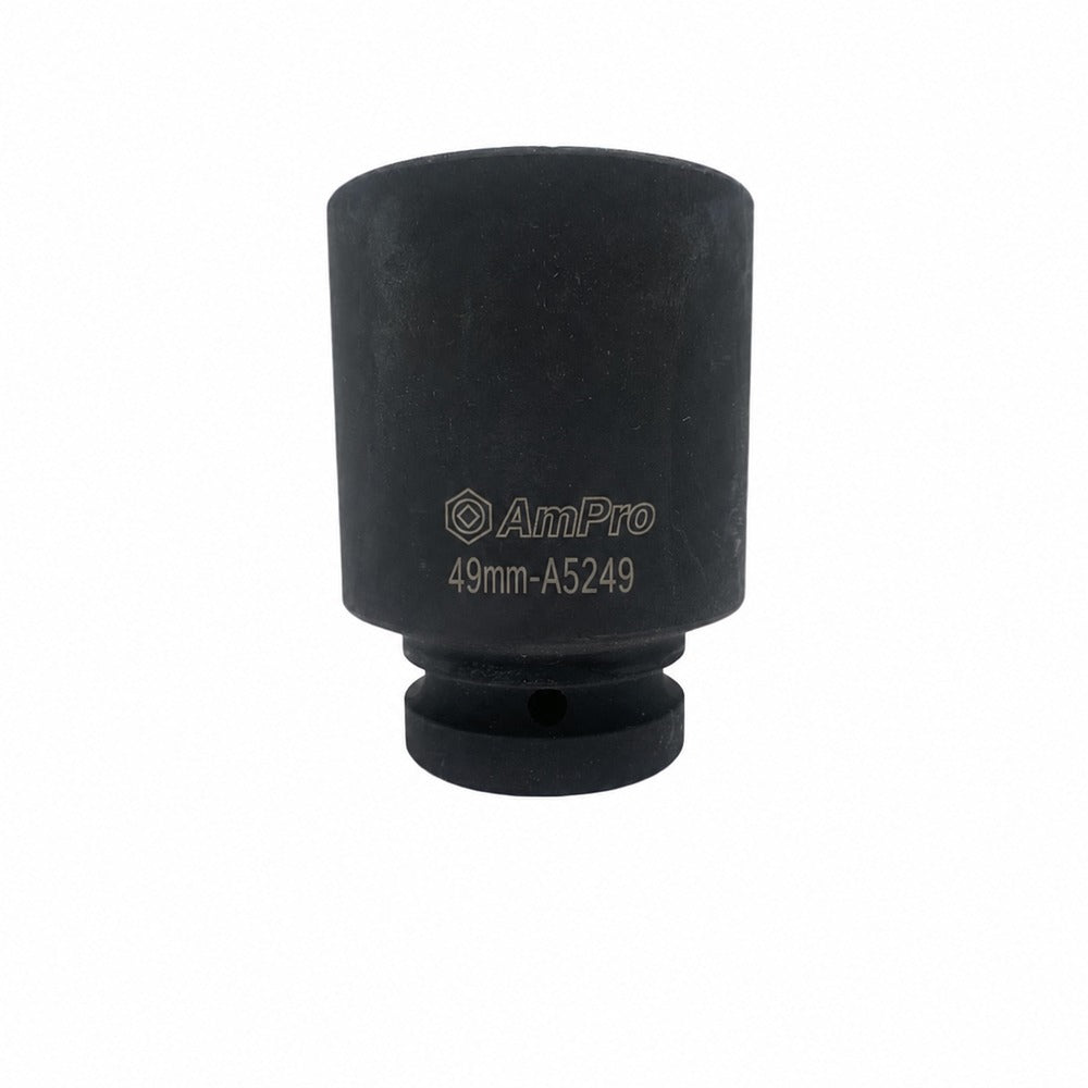 Copa de impacto larga milimetrica cuadrante 1" x 6 puntos Ampro