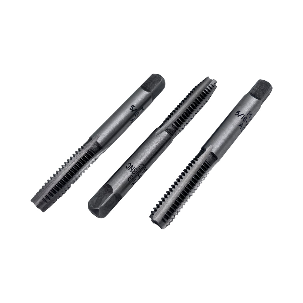 Juego de machuelos 3 piezas acero carbon NC MG Demax