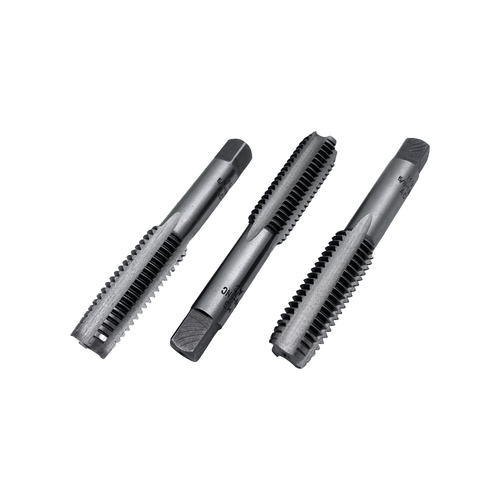 Juego de machuelos 3 piezas acero carbon NC MG Demax