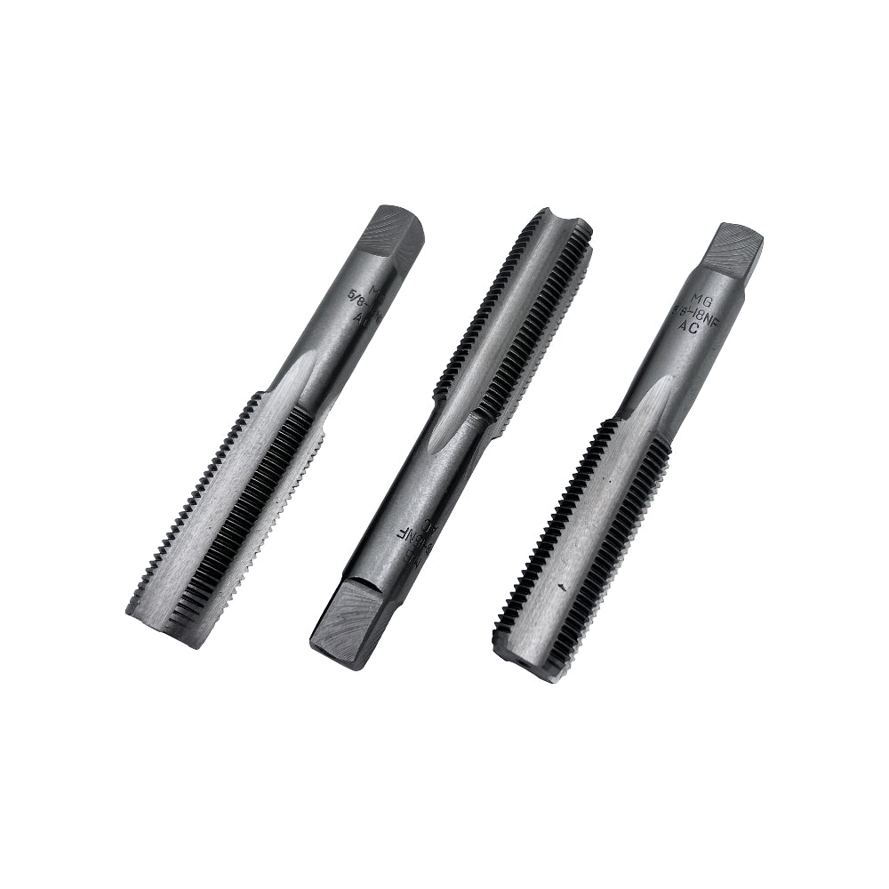 Juego de machuelos 3 piezas acero carbon NF MG Demax
