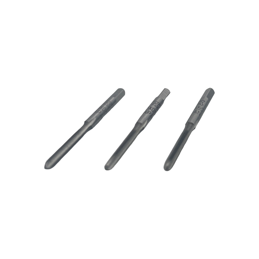 Juego de machuelos 3 piezas milimetrico  acero carbon  801 SKC