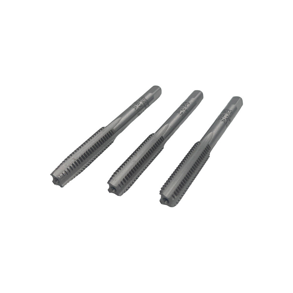 Juego de machuelos 3 piezas milimetrico  acero carbon  801 SKC