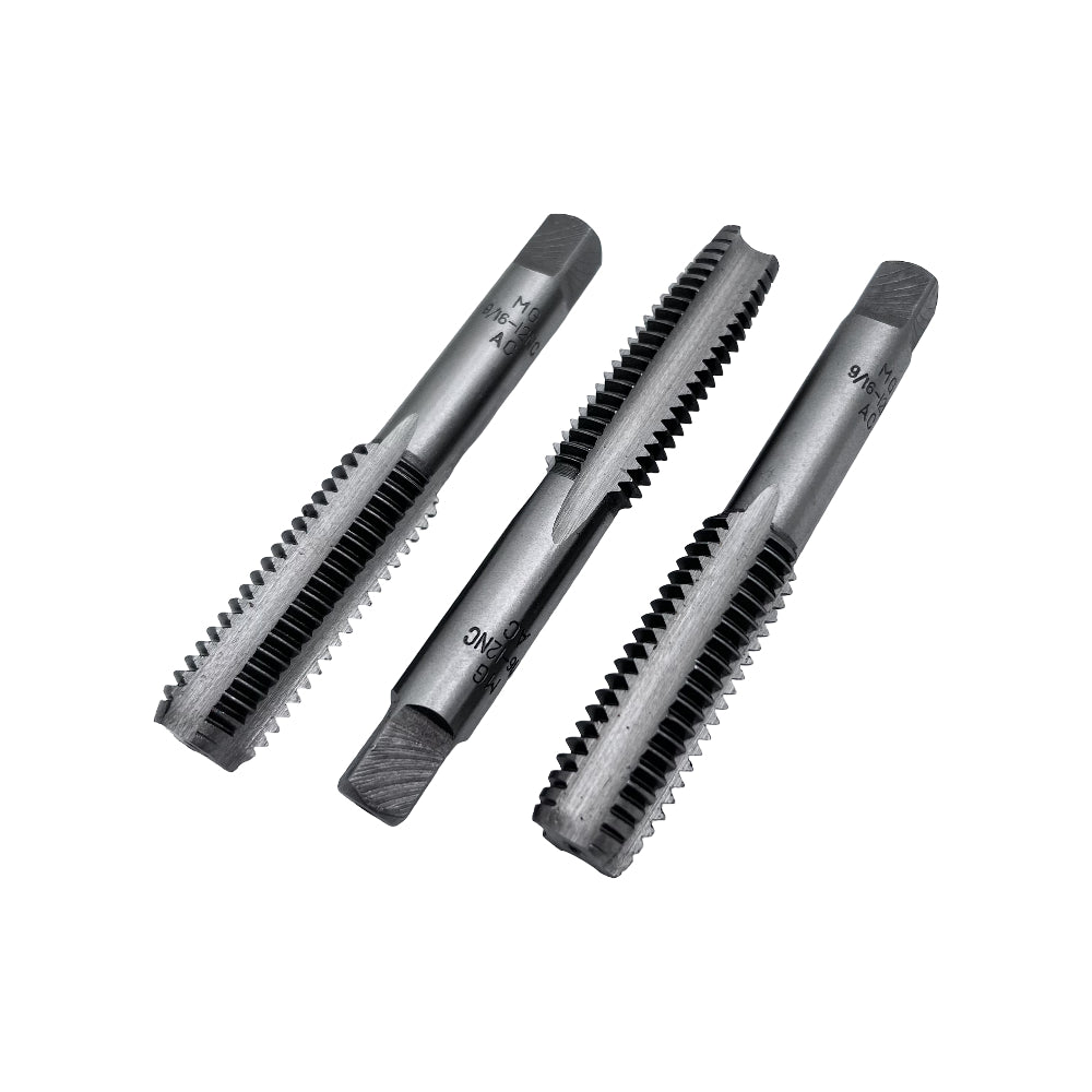 Juego de machuelos 3 piezas acero carbon NC MG Demax