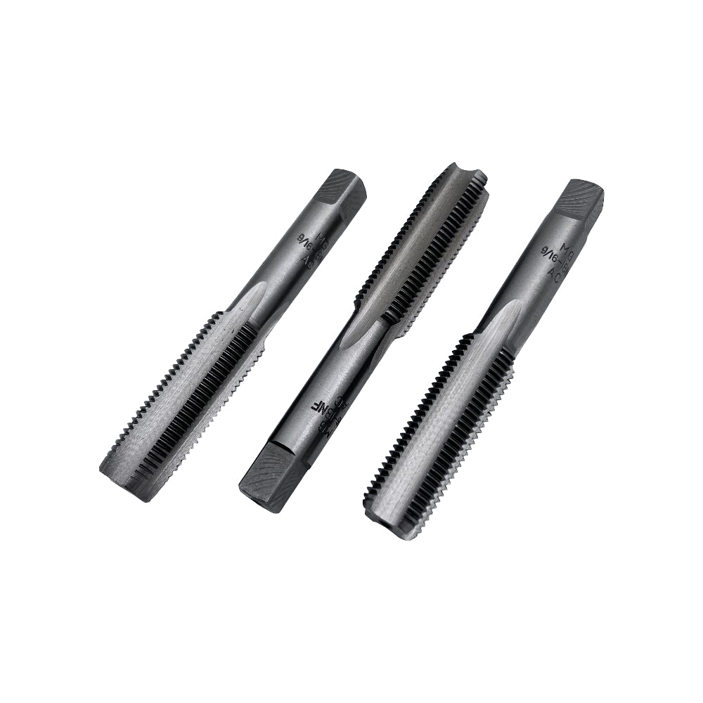 Juego de machuelos 3 piezas acero carbon NF MG Demax