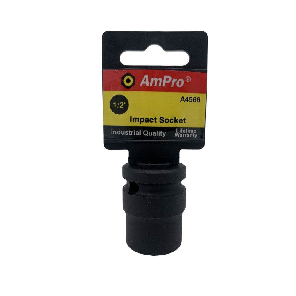 Copa de impacto corta milimetrica cuadrante 1/2" x 6 puntos Ampro