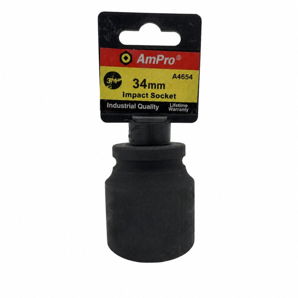 Copa de impacto corta milimetrica cuadrante 3/4" x 6 puntos Ampro