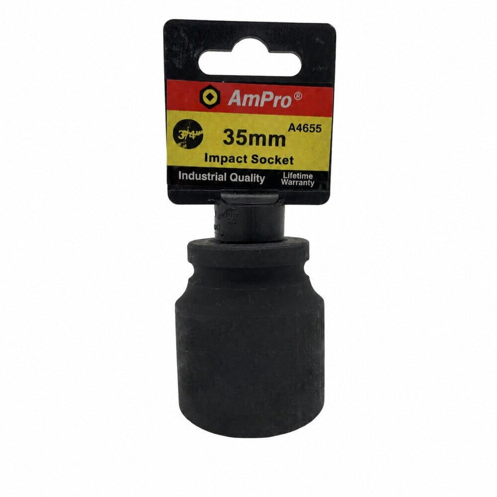 Copa de impacto corta milimetrica cuadrante 3/4" x 6 puntos Ampro