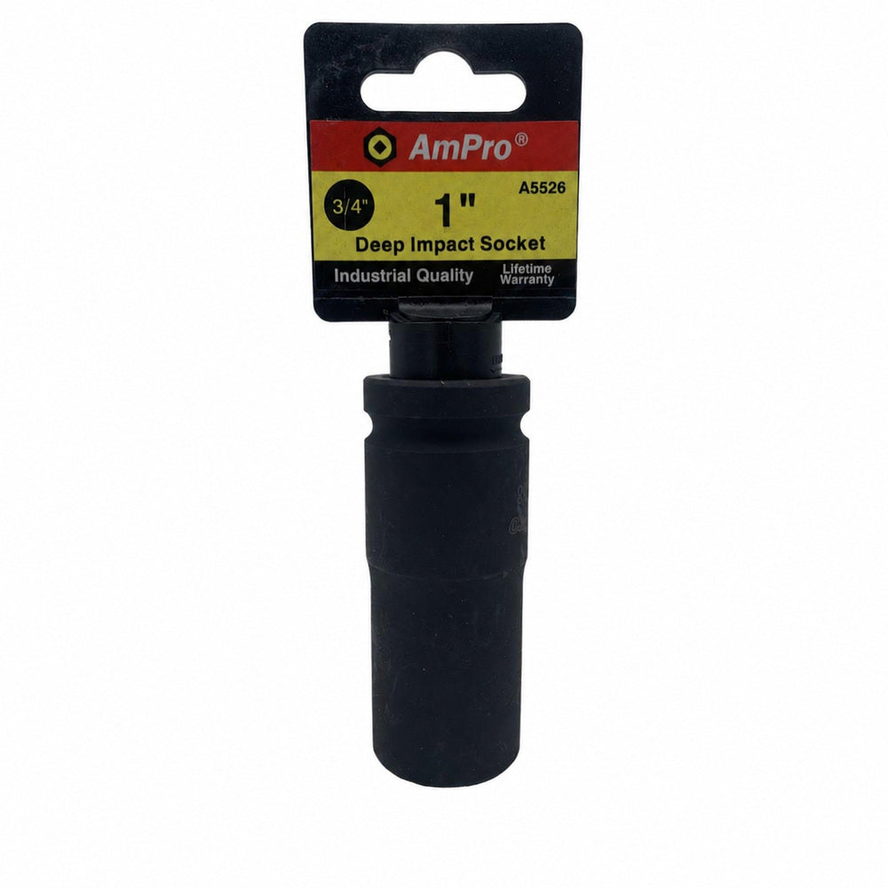 Copa de impacto larga pulgadas cuadrante 3/4" x 6 puntos Ampro