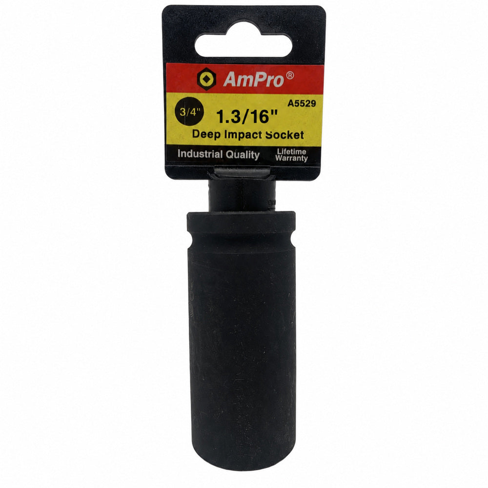 Copa de impacto larga pulgadas cuadrante 3/4" x 6 puntos Ampro