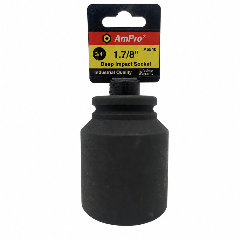 Copa de impacto larga pulgadas cuadrante 3/4" x 6 puntos Ampro