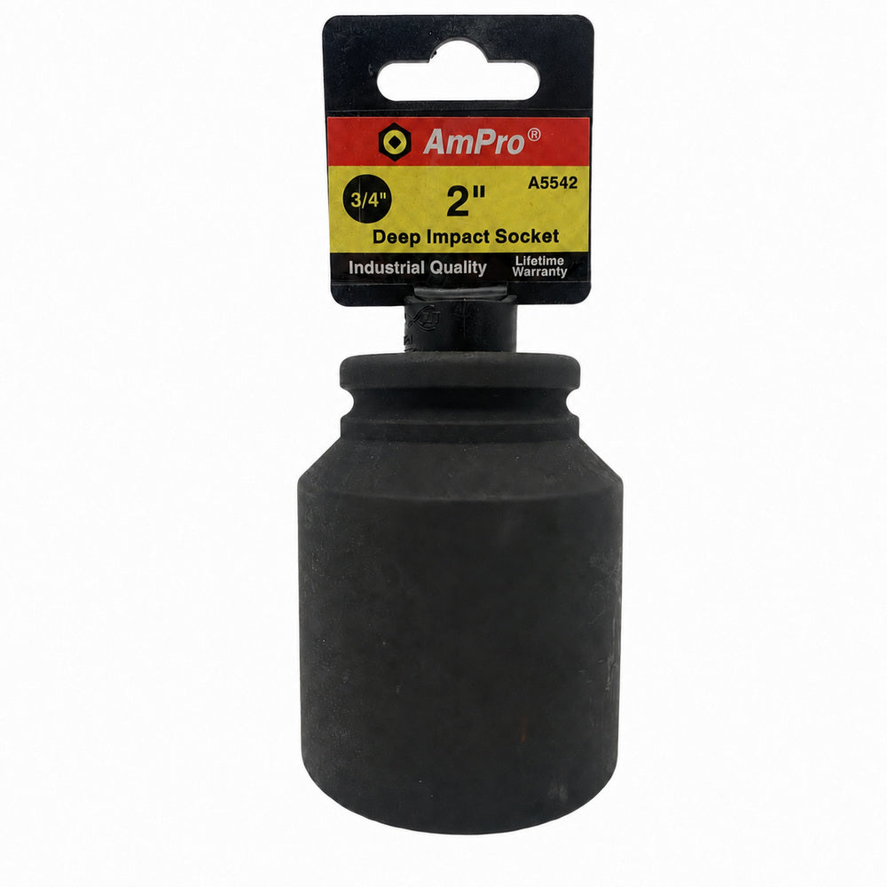 Copa de impacto larga pulgadas cuadrante 3/4" x 6 puntos Ampro
