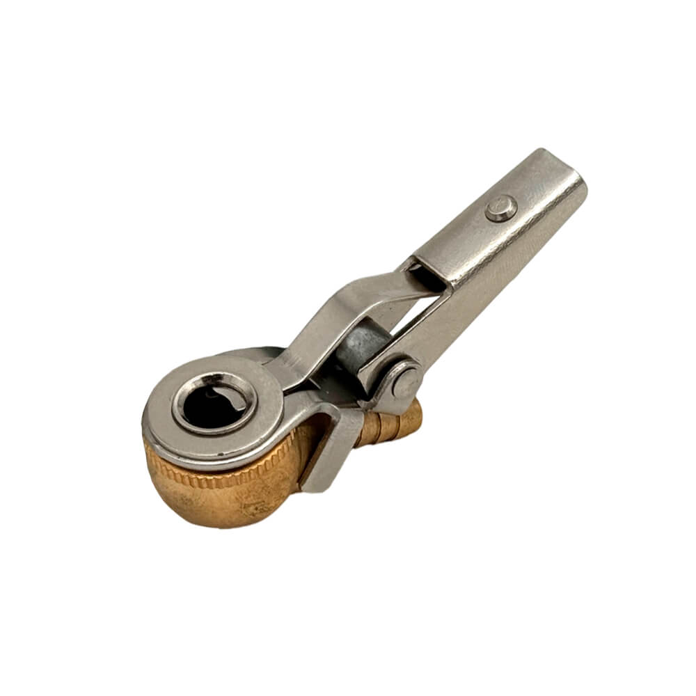 Boquilla para inflar neumático con clip 1/4 macho AC-3 MG Wufu