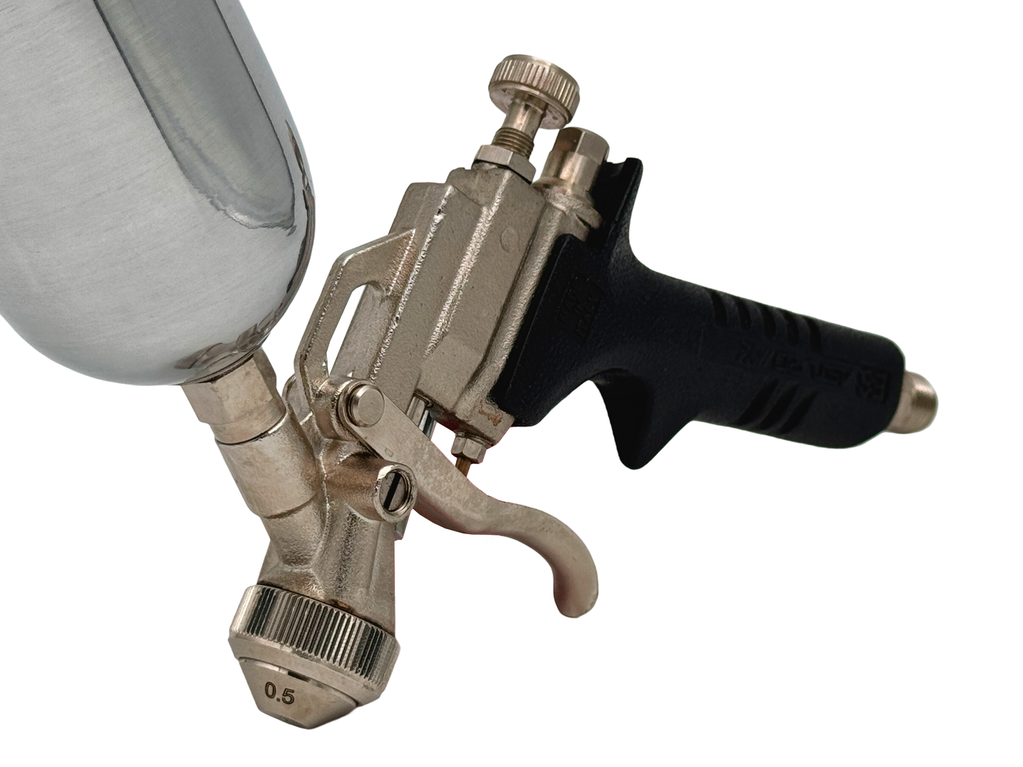 Aerografo chorro 0.5 ES vaso metalico 125cc 33305 Asturo