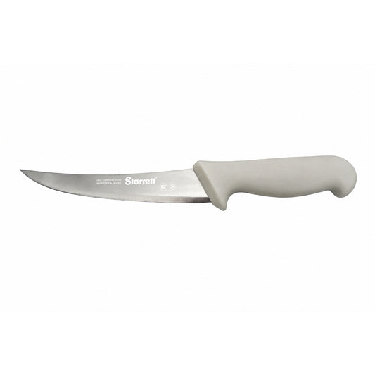 Cuchillo para Deshuese de Lámina Curva Estrecha Mango Blanco Starrett
