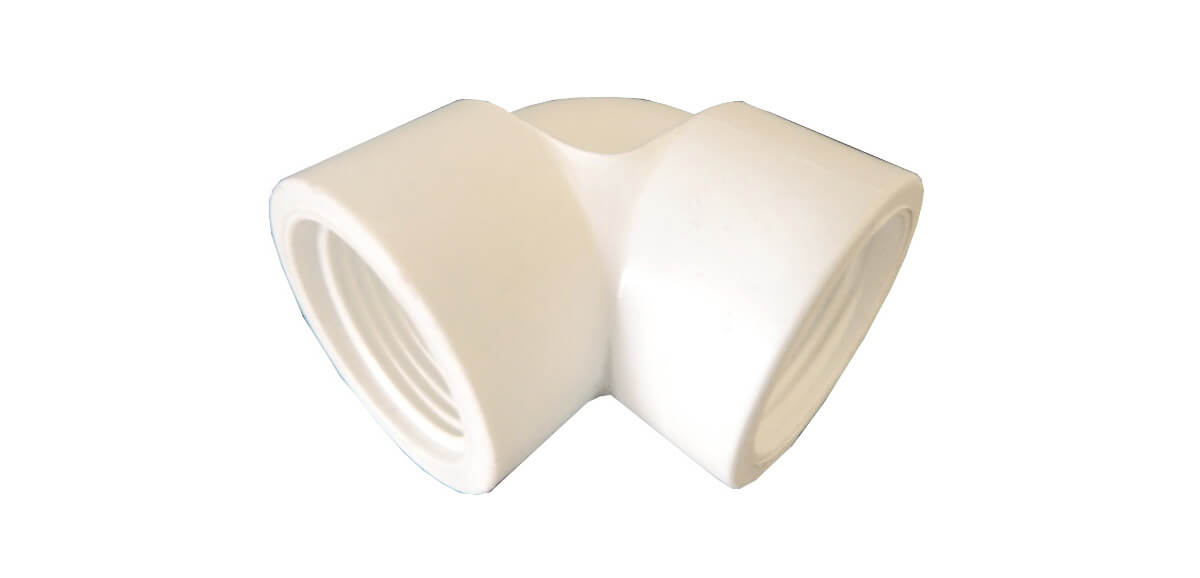 Codo roscado hembra pesado MG Xier PVC