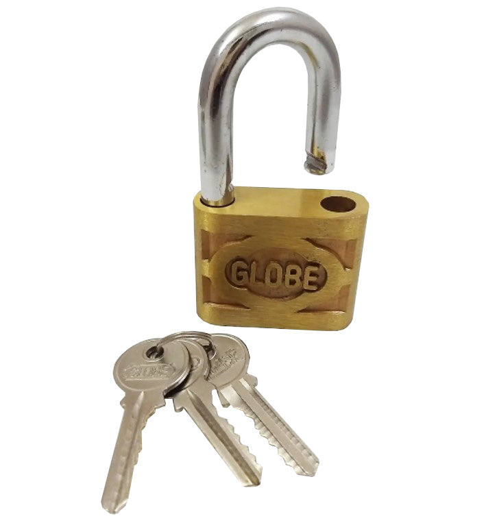 Candado amarillo pesado tipo aleman Globe