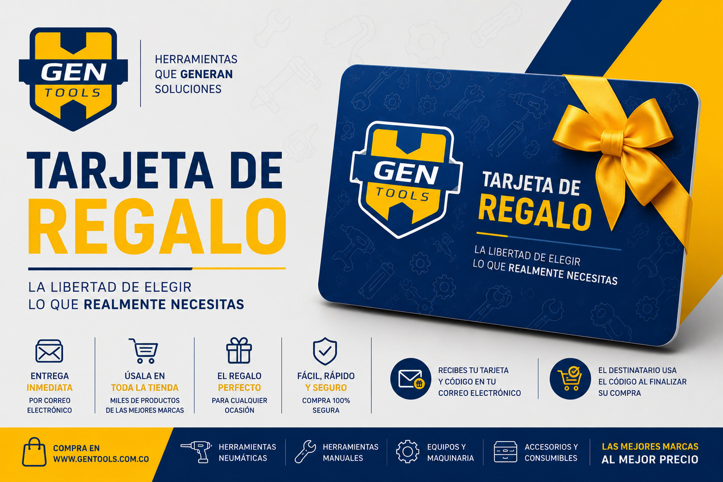 Tarjeta de regalo Gentools