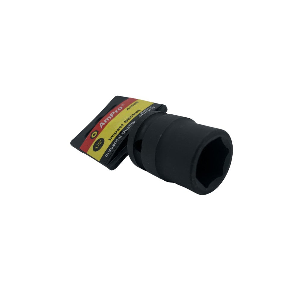 Copa de impacto corta milimetrica cuadrante 1/2" x 6 puntos Ampro